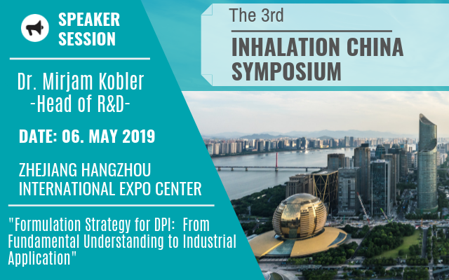 Meggle at Inhalation China Symposium 2019