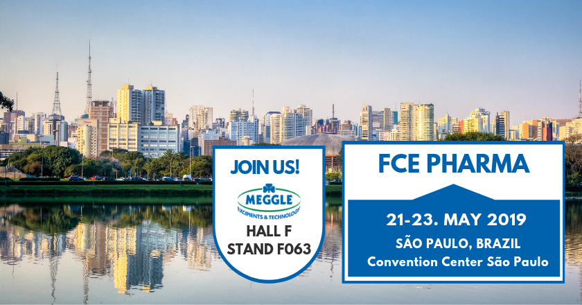 Meggle at FCE Pharma Sao Paulo, Brazil - Visit us at booth F063