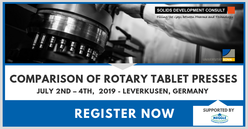 Hands-On Seminar: Comparison of Rotary Tablet Presses